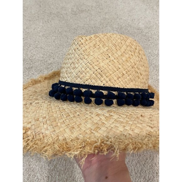 Lisi Lerch Pompom Fedora Fringe Straw Hat main image 7